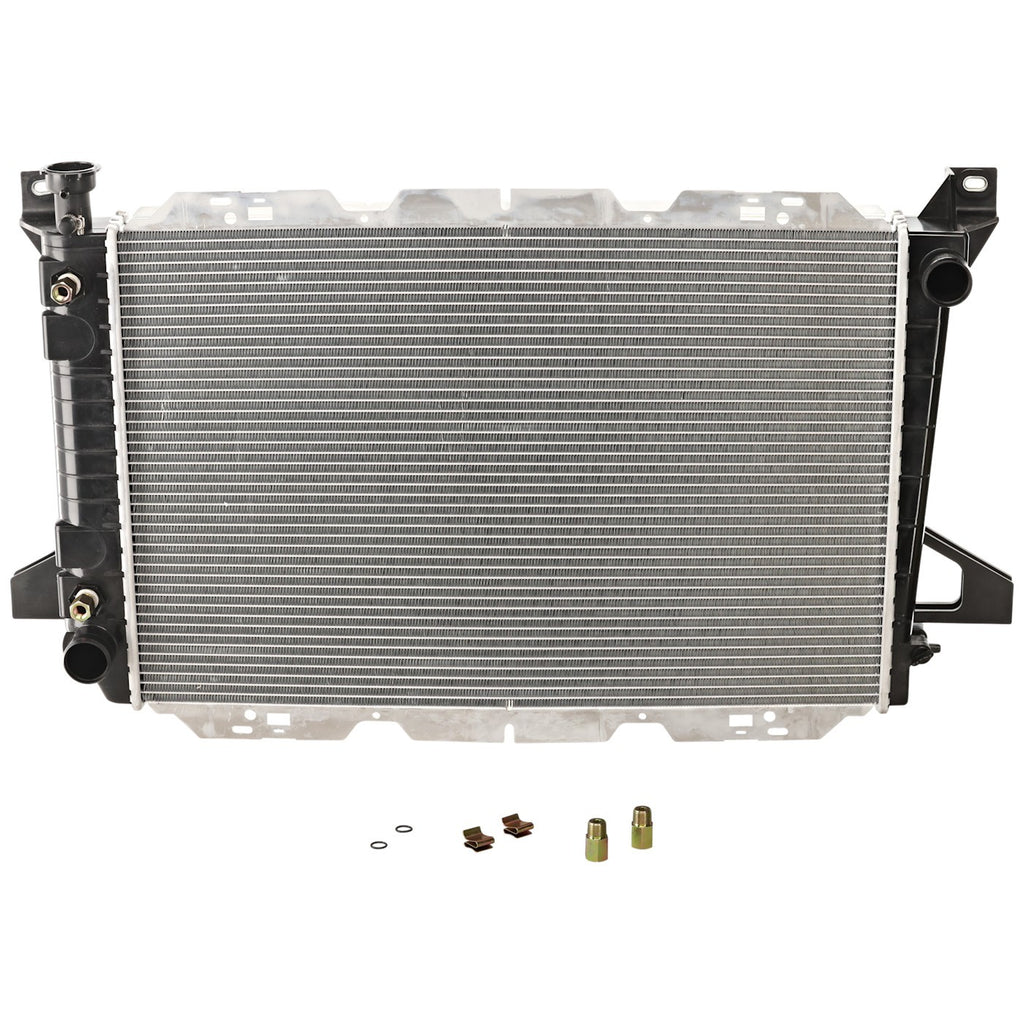 Aluminum Radiator for Ford F-150 Bronco (1985–1996) 2-Row Heavy Duty Cooling