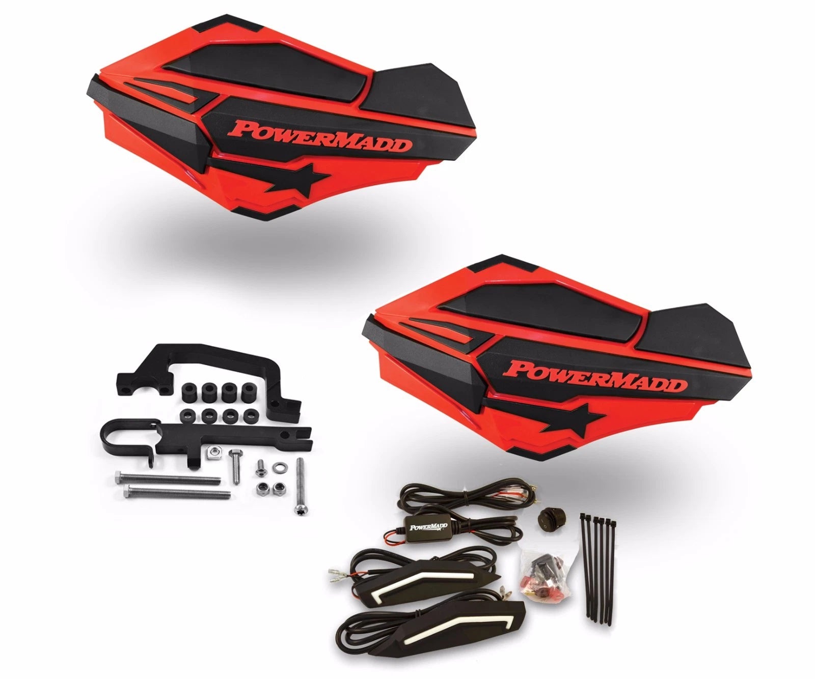 Powermadd Sentinel LED Handguards for Ski-Doo Snowmobiles