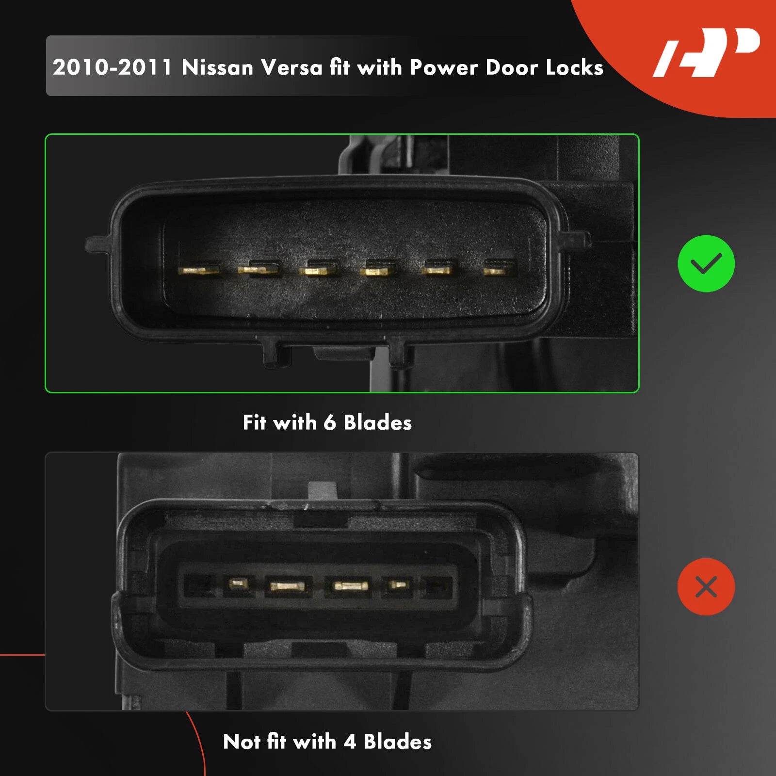Front Left Door Lock Actuator for Nissan Versa (2010-2012)
