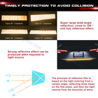 Reflective Warning Strip Tape for Car Truck Bumper (2000-2005)
