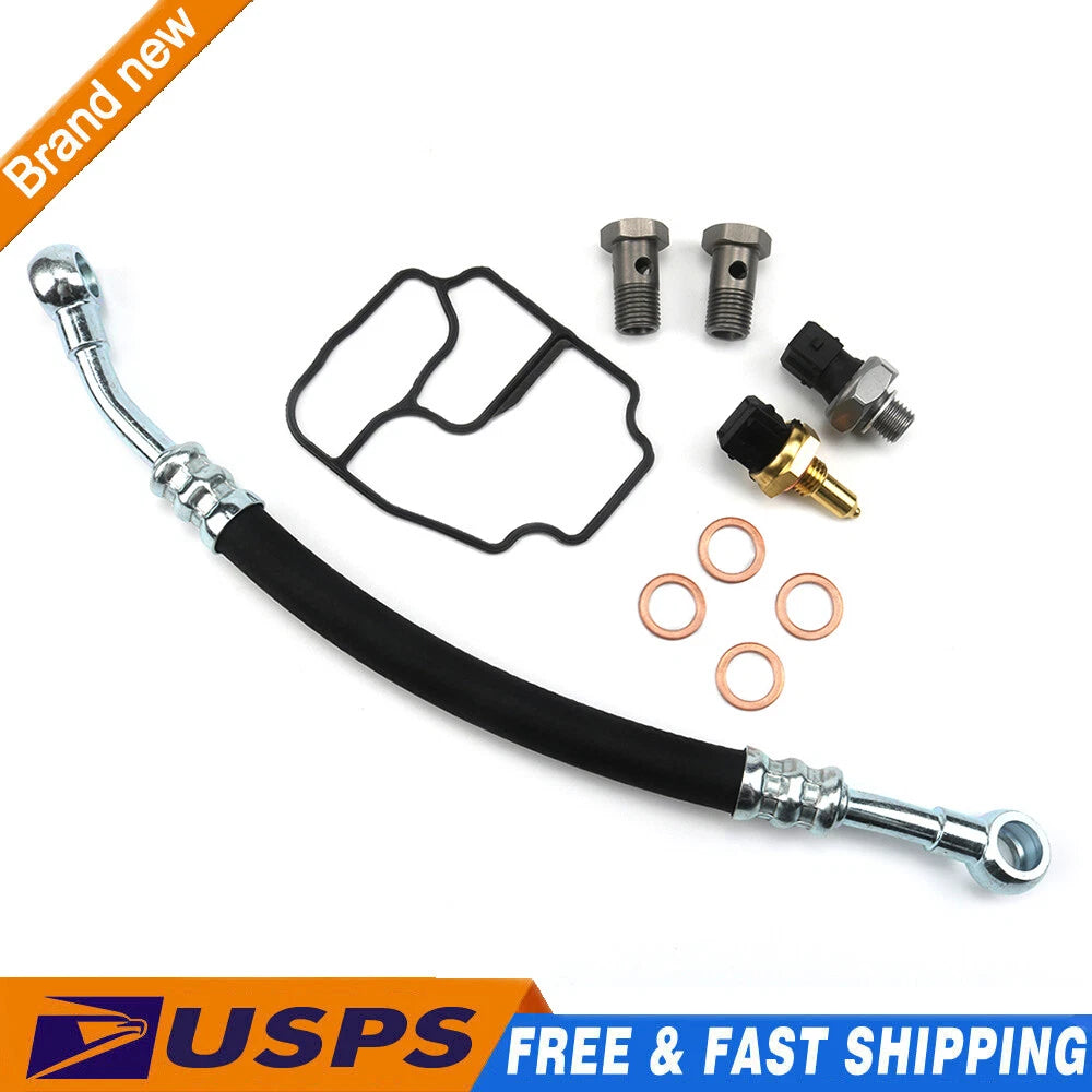 Engine Oil Filter Housing Gasket Kit for BMW E46 E39 E53 E85 (1998–2006)