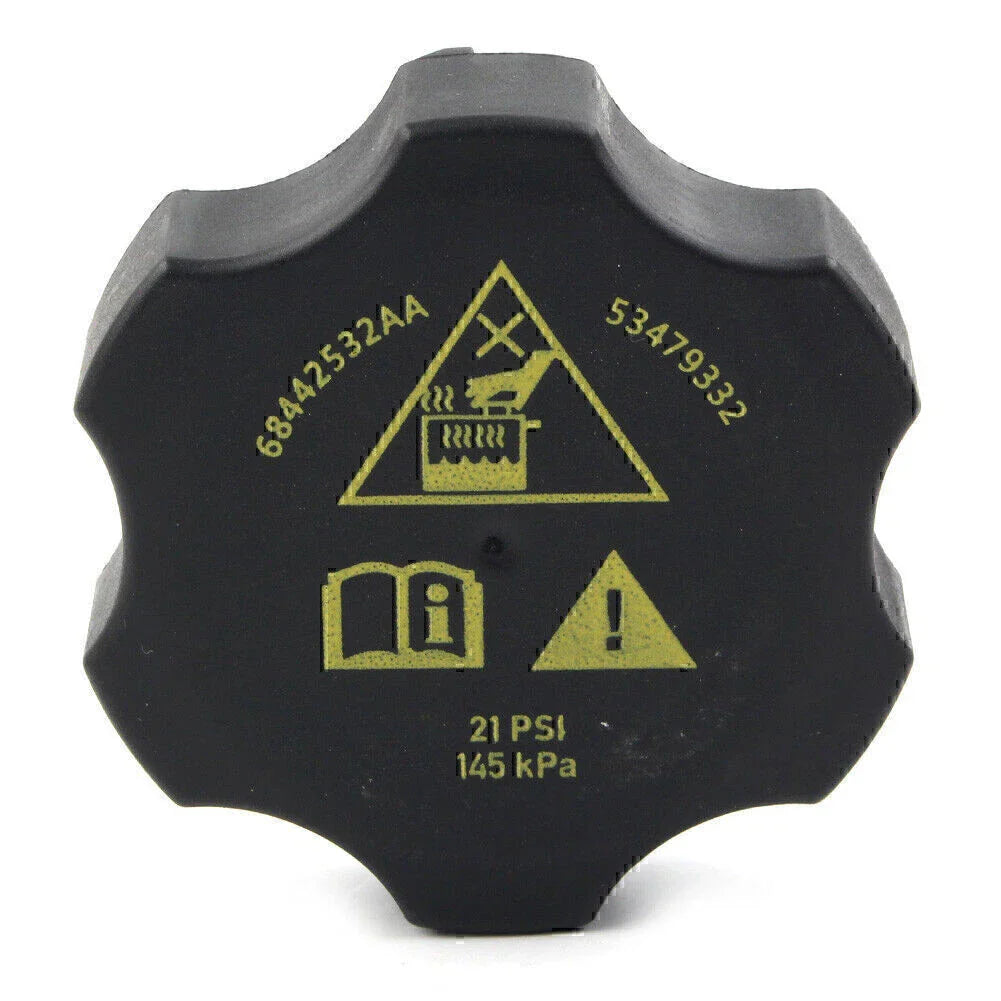 Black Plastic Coolant Cap for Dodge (2011-2019)
