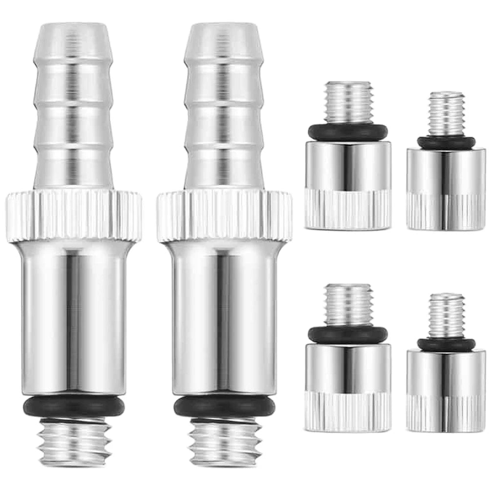 6 Piece Aluminum Alloy Gear Oil Pump Adapters for Outboard Motors