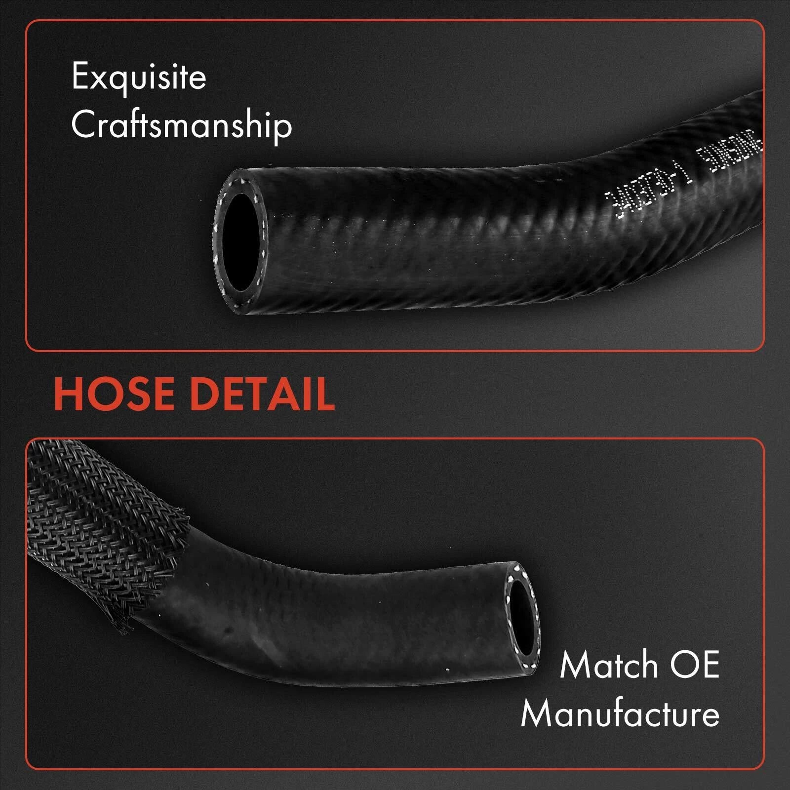 3X Power Steering Pressure & Return Hose for Subaru H4