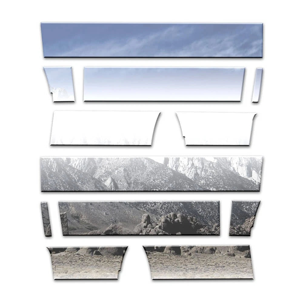 Rocker Panel Kit 12pc Diamond Grade for Ford F-150 Crew 6.5 ft Bed (2009–2014)