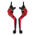CNC Extendable Brake Clutch Levers for Benelli TRK502/X BN302S (2015–2019) Red
