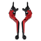 CNC Extendable Brake Clutch Levers for Benelli TRK502/X BN302S (2015–2019) Red