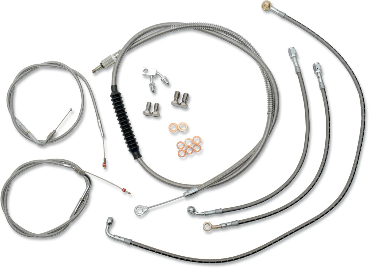 Handlebar Cable/Brake Line Kit for Harley Davidson Breakout (2013–2023) 15" 17" Ape Hanger