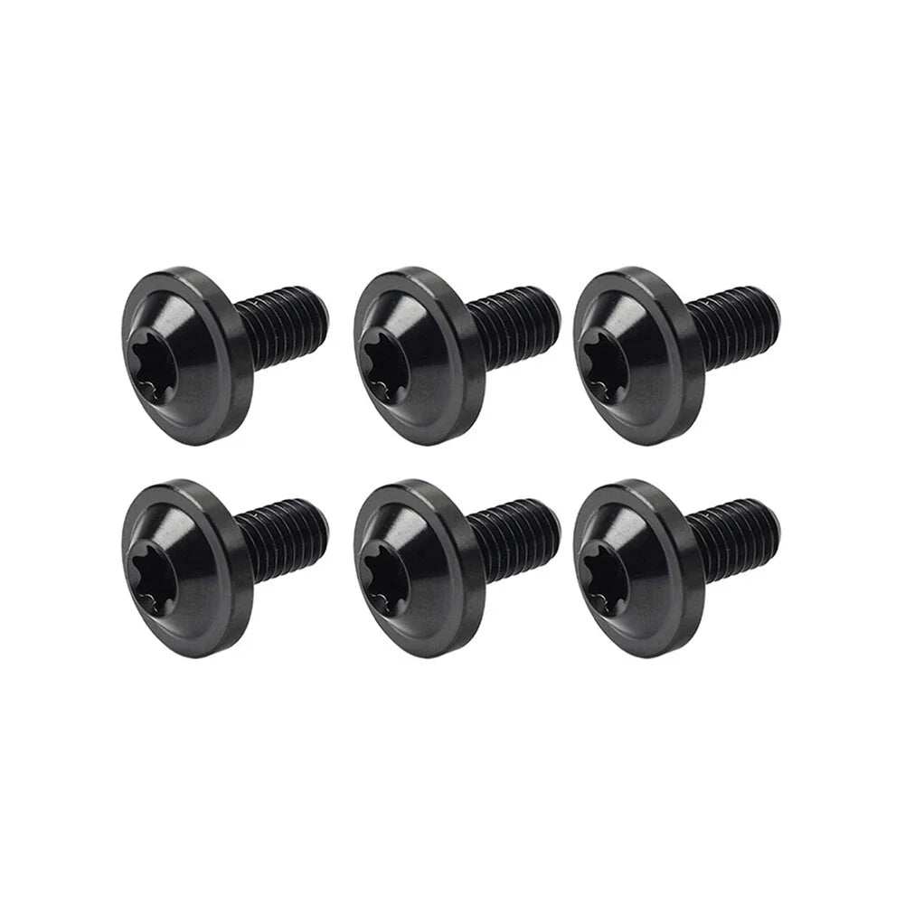 6 x Black Titanium M5x30mm Torx Head Screws for Bike Motorcycle