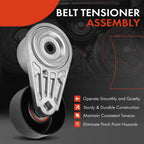 Belt Tensioner with Pulley for Nissan Frontier Pathfinder NV1500 (2005–2019)