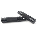 Black Aluminum Foot Pegs for Harley Motorcycle (Fits Various Models)