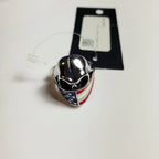 Skull Ring for Harley-Davidson (SK2298) Silver Red Blue