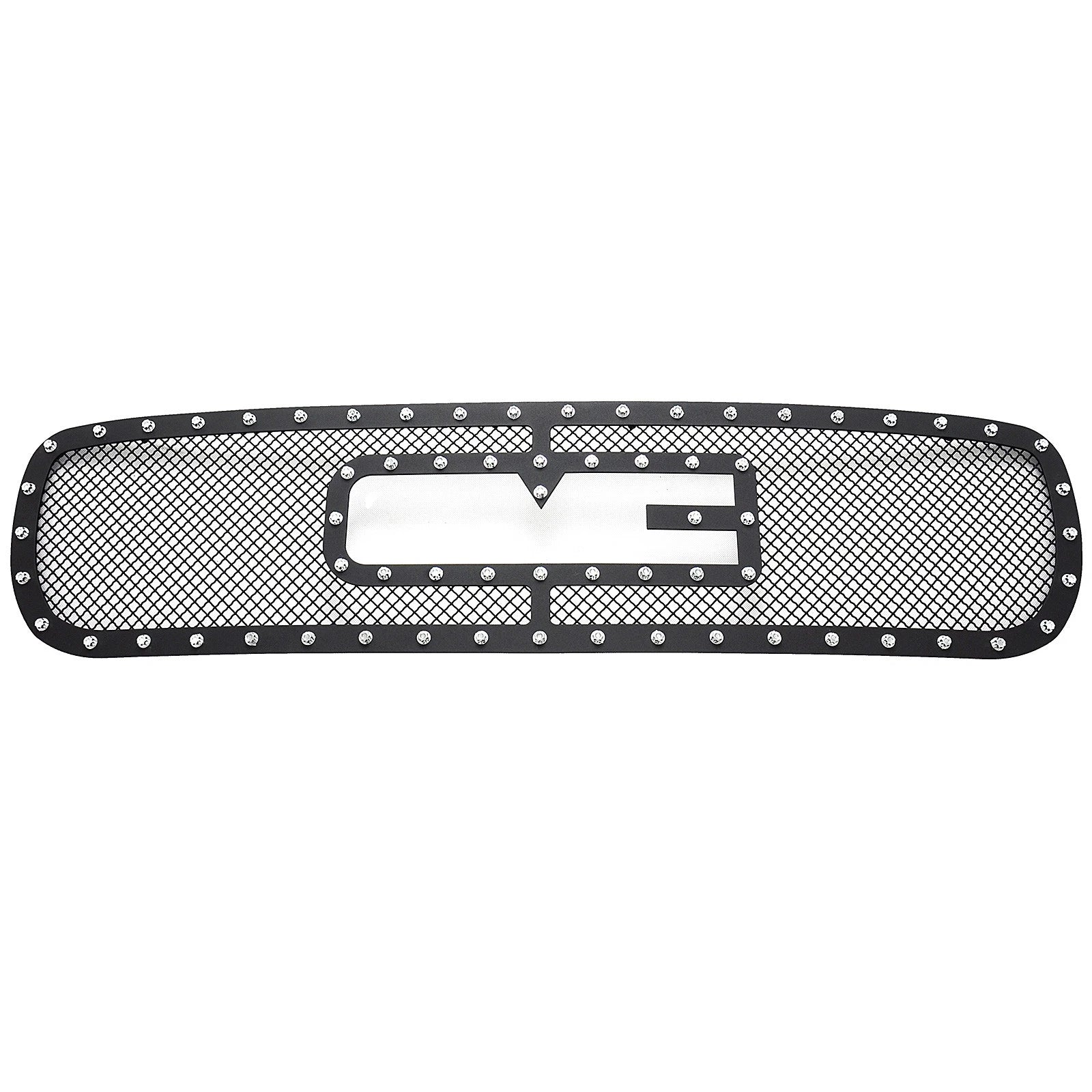 Upper Black Mesh Grille for GMC Sierra 1500/2500/3500 (2001-2002)