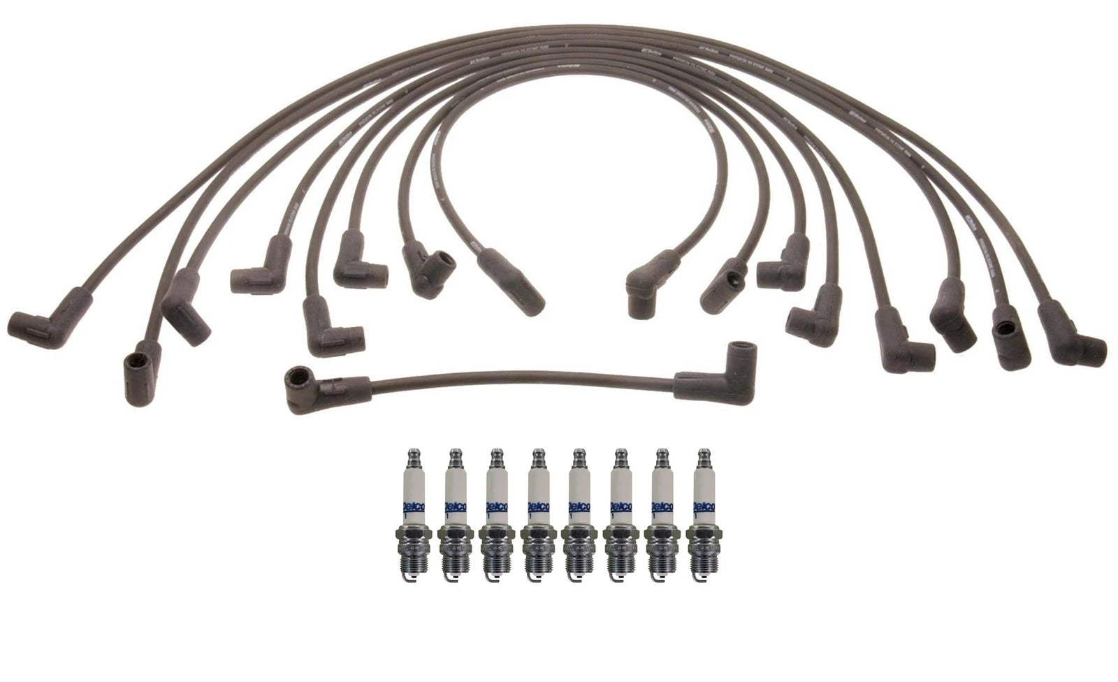Ignition Wire Set & 8 ACDelco Rapidfire Spark Plugs for GMC 5.7L V8