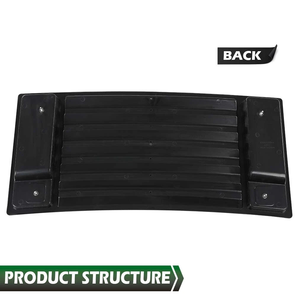 Front Hood Grille Vent Panel Cover for Hummer H2 (2003–2009) Black