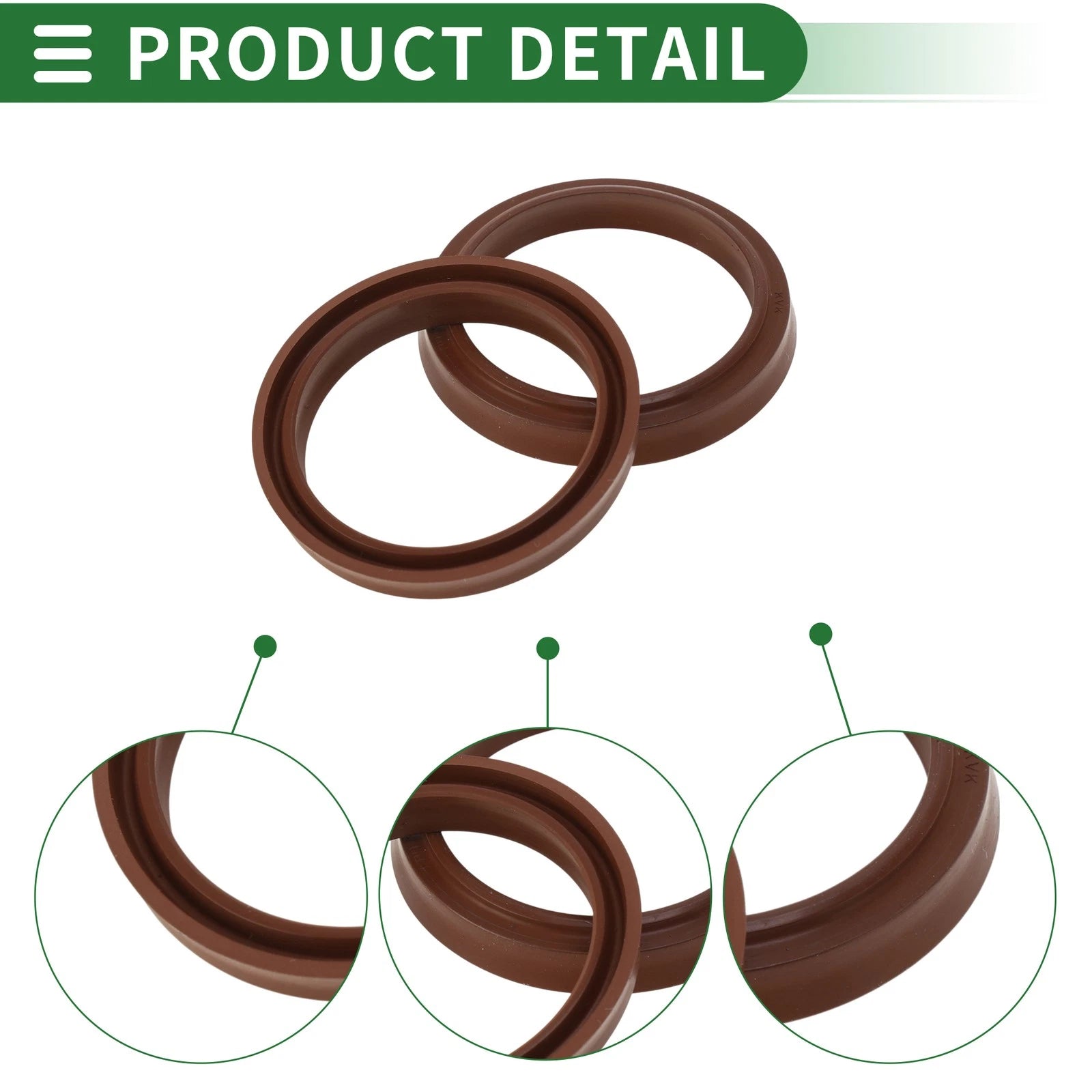 Set of 5 Oil Seal Rotary Shaft Seal FKM Rubber 36x44x5.5mm