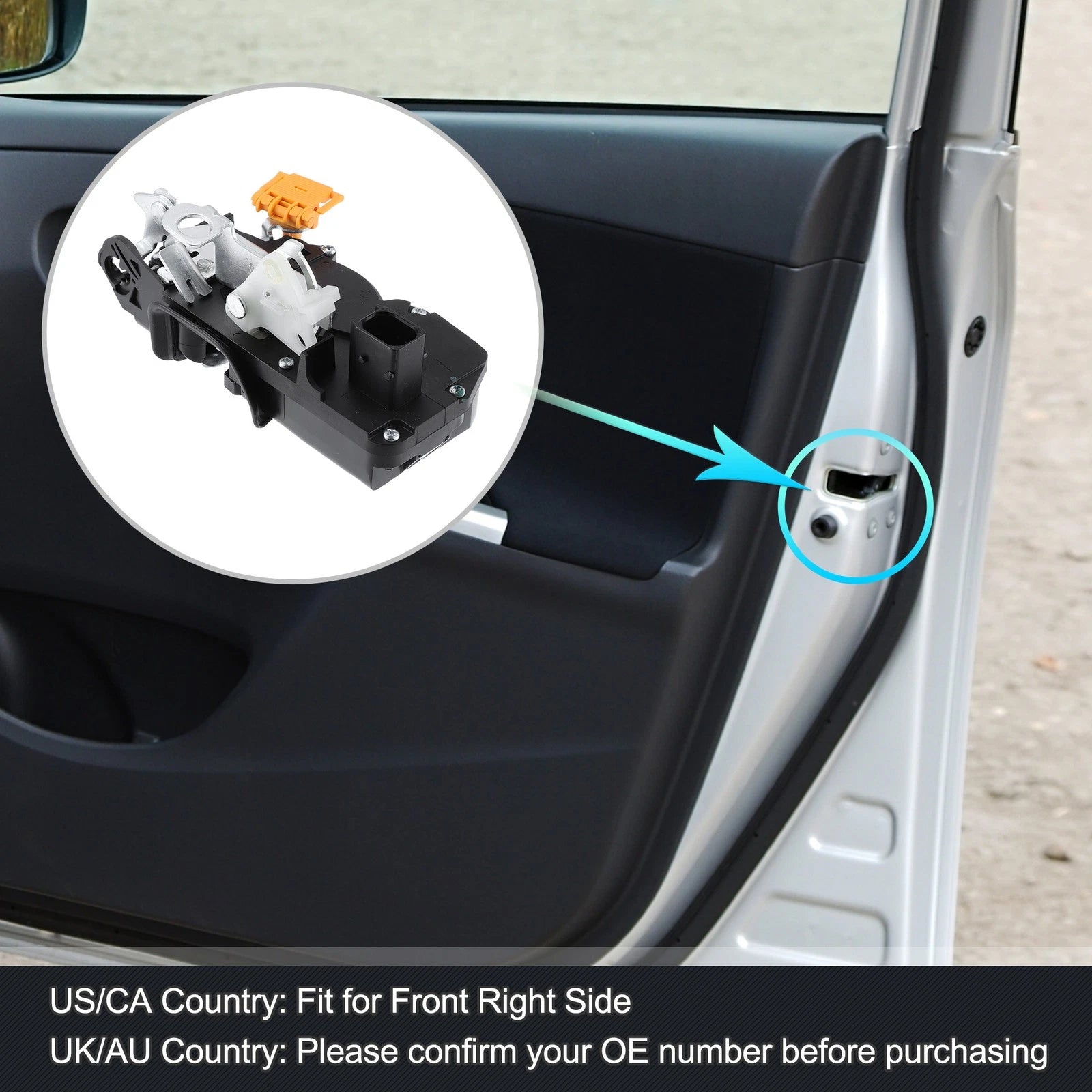 Door Lock Actuator Motor Front Right for Chevy Impala (2000–2016) 931-305 20819385 25898354