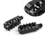 Foot Pegs for Harley Touring, Softail, Dyna (2010–2023) - Black MX Style