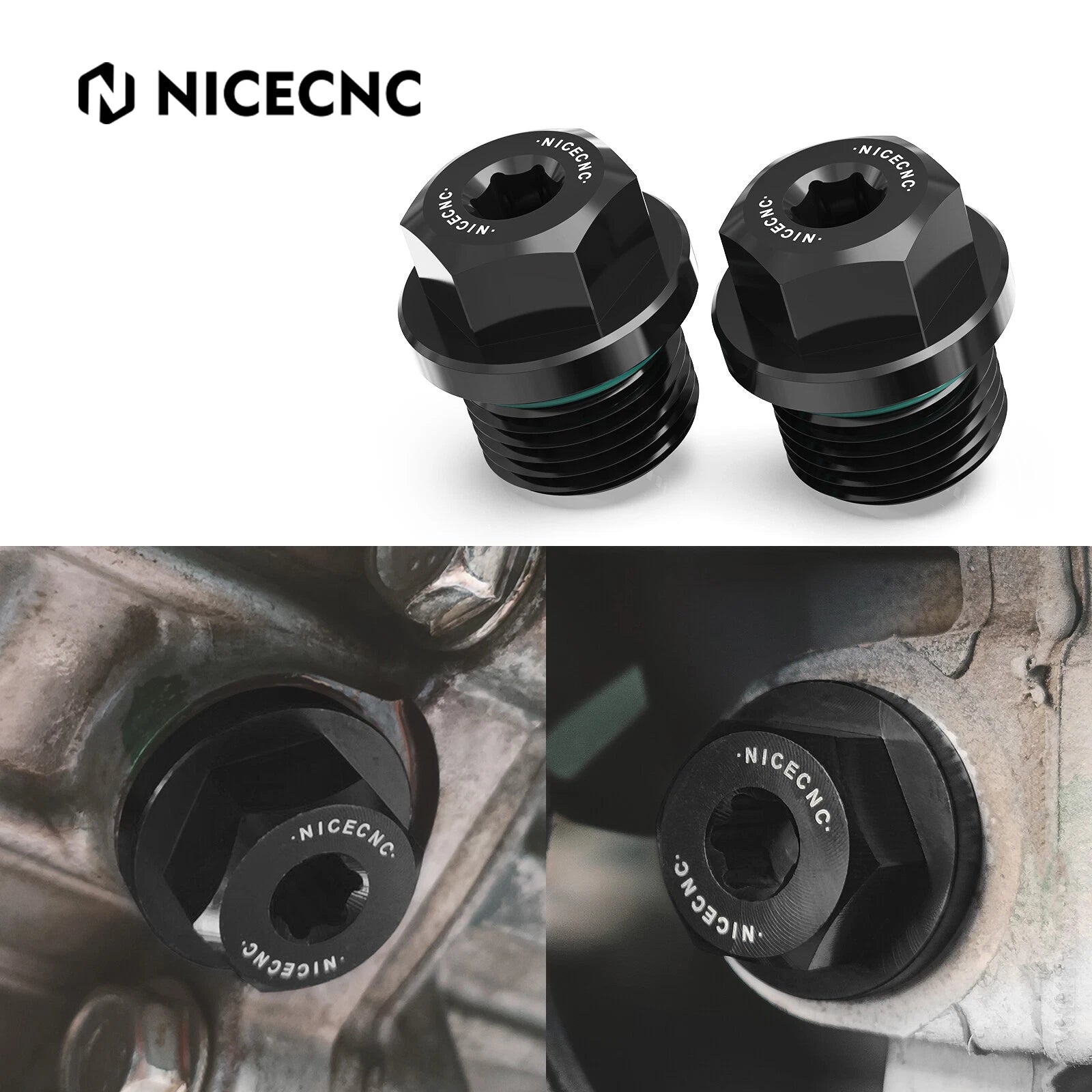 Transmission Fill & Drain Plug Kit 3234756 for Polaris Ranger XP 900 (2013–2019)
