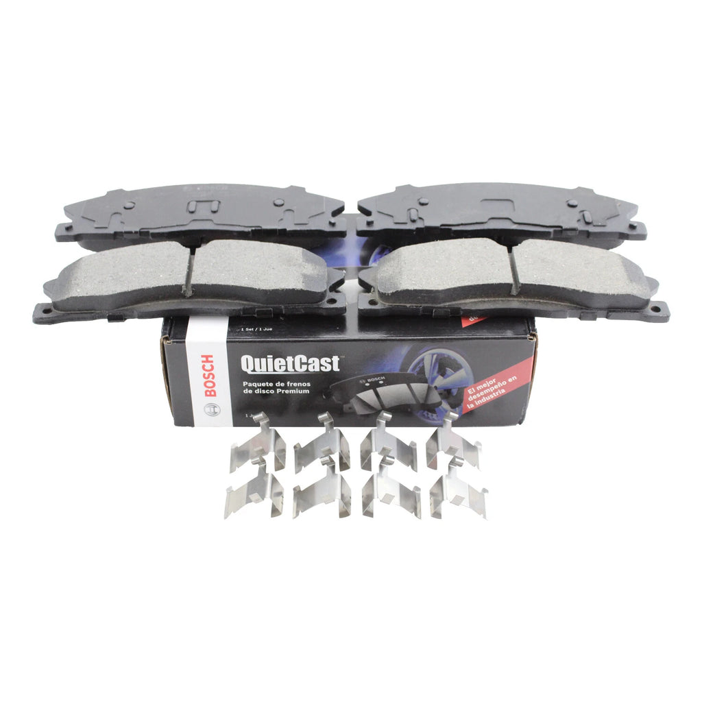 Set of 4 Bosch QuietCast Front Ceramic Brake Pads for Ford Explorer Flex Taurus Lincoln MKS
