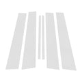 Set of 6 Door Pillar Window Trim for Lexus CT200 CT200h (2011–2017) Chrome