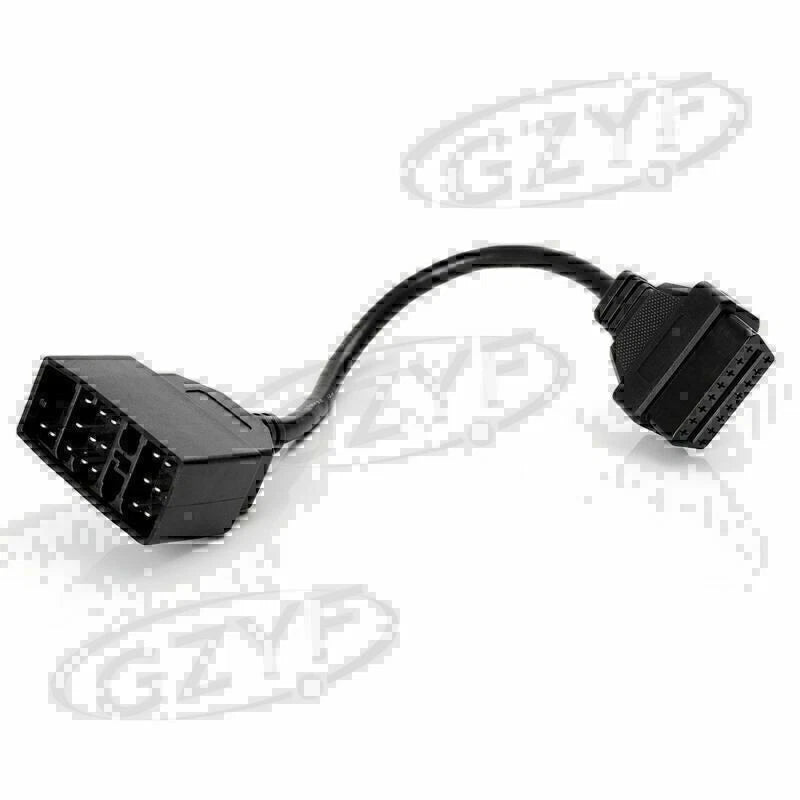 1pc 22Pin to 16Pin OBD1 to OBD2 Connector Cable for Toyota (1990–1999)