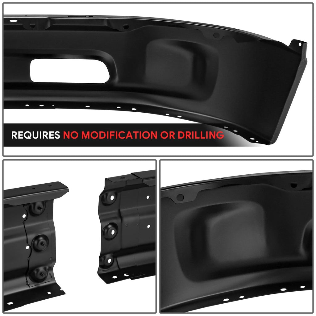 Front Bumper Face Bar for Ram 1500 (2014–2023) w/o Parking Sensor & Fog Light Hole