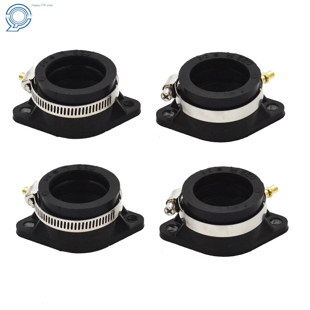 Set of 4 Rubber Boots for Kawasaki Z1 KZ900 KZ1000 (1973–1980)