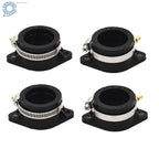 Set of 4 Rubber Boots for Kawasaki Z1 KZ900 KZ1000 (1973–1980)