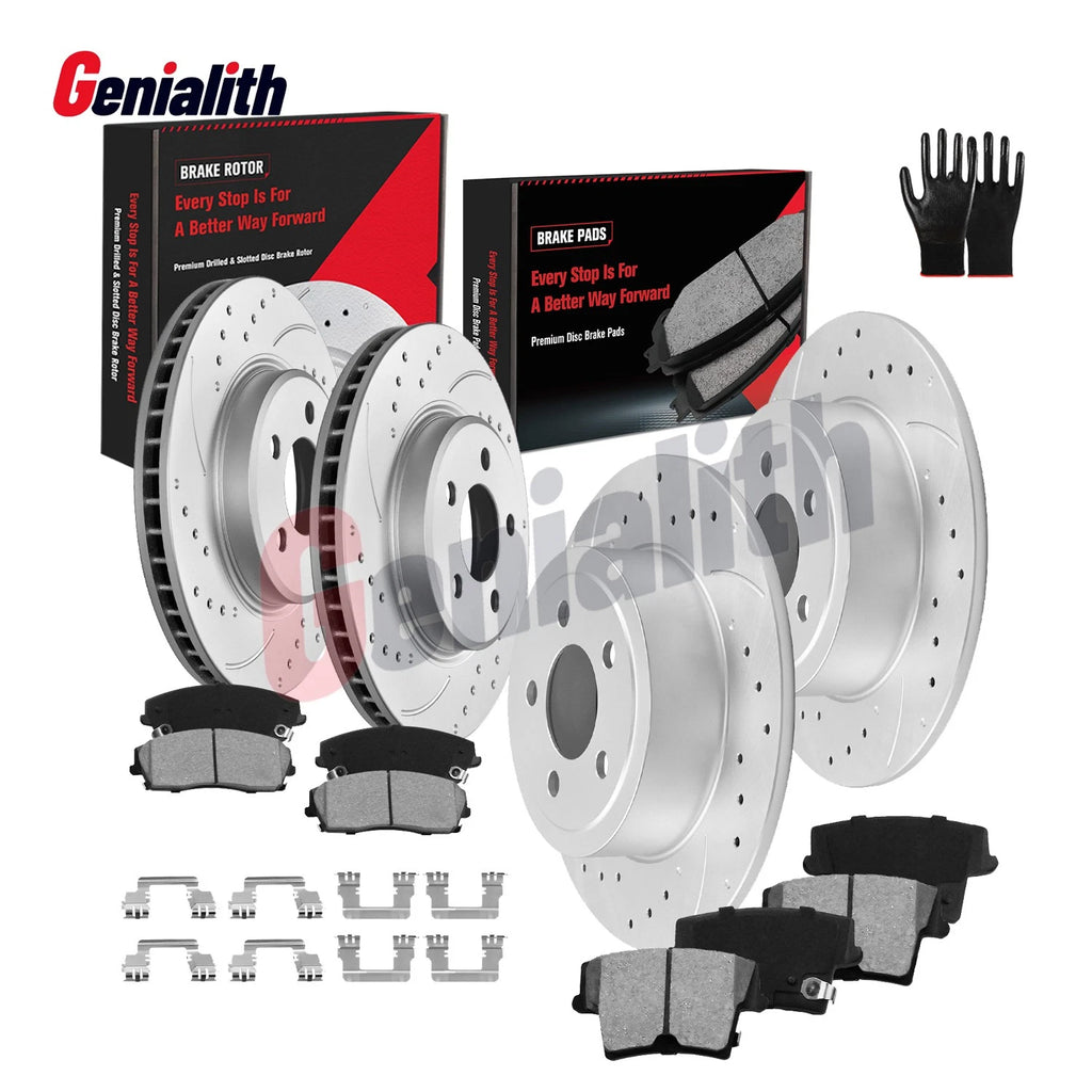 Drilled Brake Rotors & Pads for Dodge Challenger Charger Magnum (2006–2023)