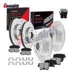 Drilled Brake Rotors & Pads for Dodge Challenger Charger Magnum (2006–2023)