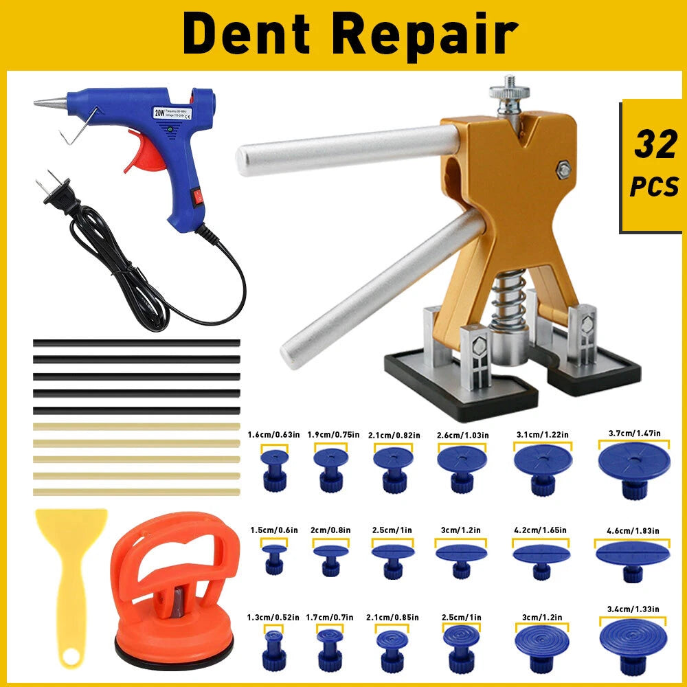 Car Body Puller Dent Lifter Tool for Universal Vehicles (32x)