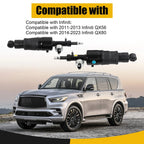 Pair Rear Air Suspension Shock Struts for Infiniti QX56 QX80 (2011–2021)