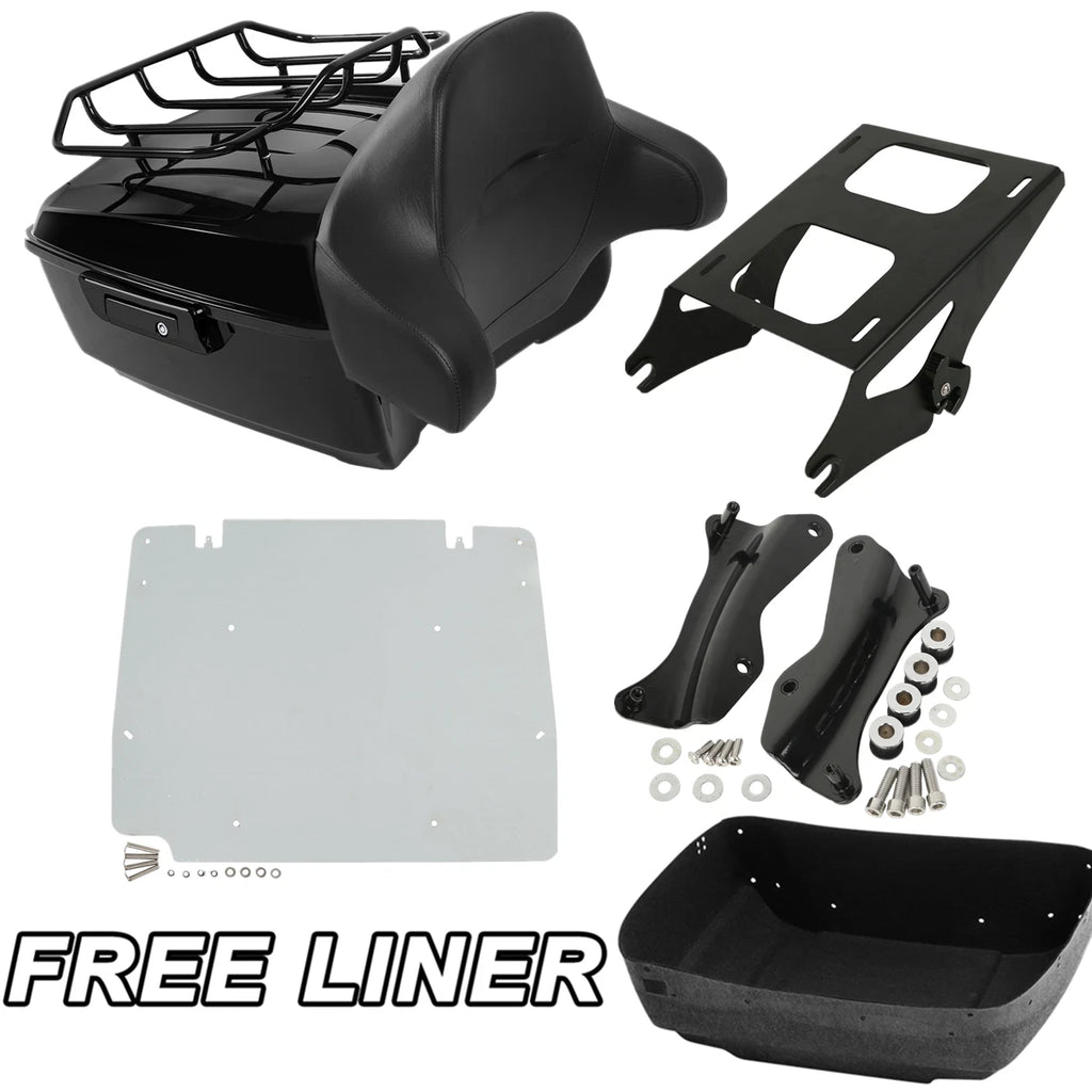 Trunk Pad Top Rack Plate for Harley Electra Glide (2014–Up)