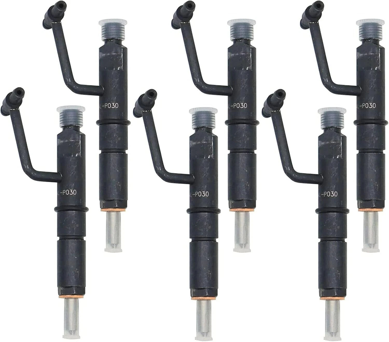6X Fuel Injector 6646906 for Isuzu 4JB1 Mustang Bobcat 843 853 960 2060