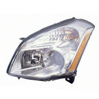 Halogen Head Light Assembly Driver Side Replacement for 2007 Nissan Maxima