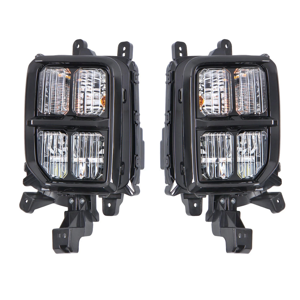 LED Fog Lights with Bezel for Mitsubishi Outlander Sport (2020–2024) LH+RH