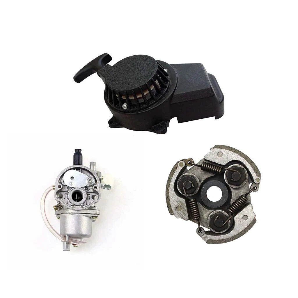 Pull Starter Kit, Clutch, Carburettor for 43/47/49cc Dirtbike ATV (2-Stroke)