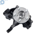 Set of 2 Front Steering Knuckles & Wheel Hub Bearings for Ford Focus (2015-2018)