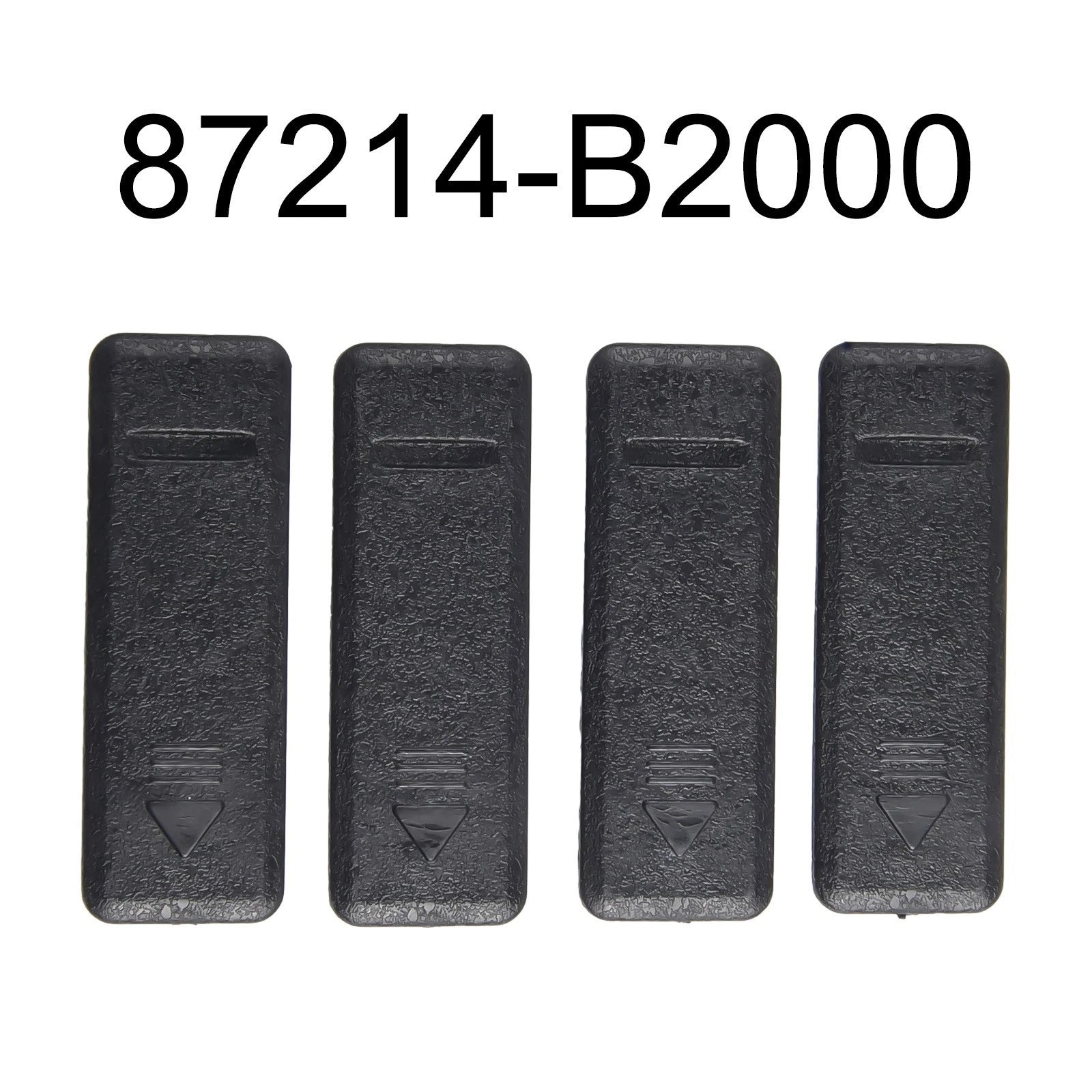 Set of 4 Roof Molding Covers for Kia Soul (2014–2019) OEM 87214 B2000