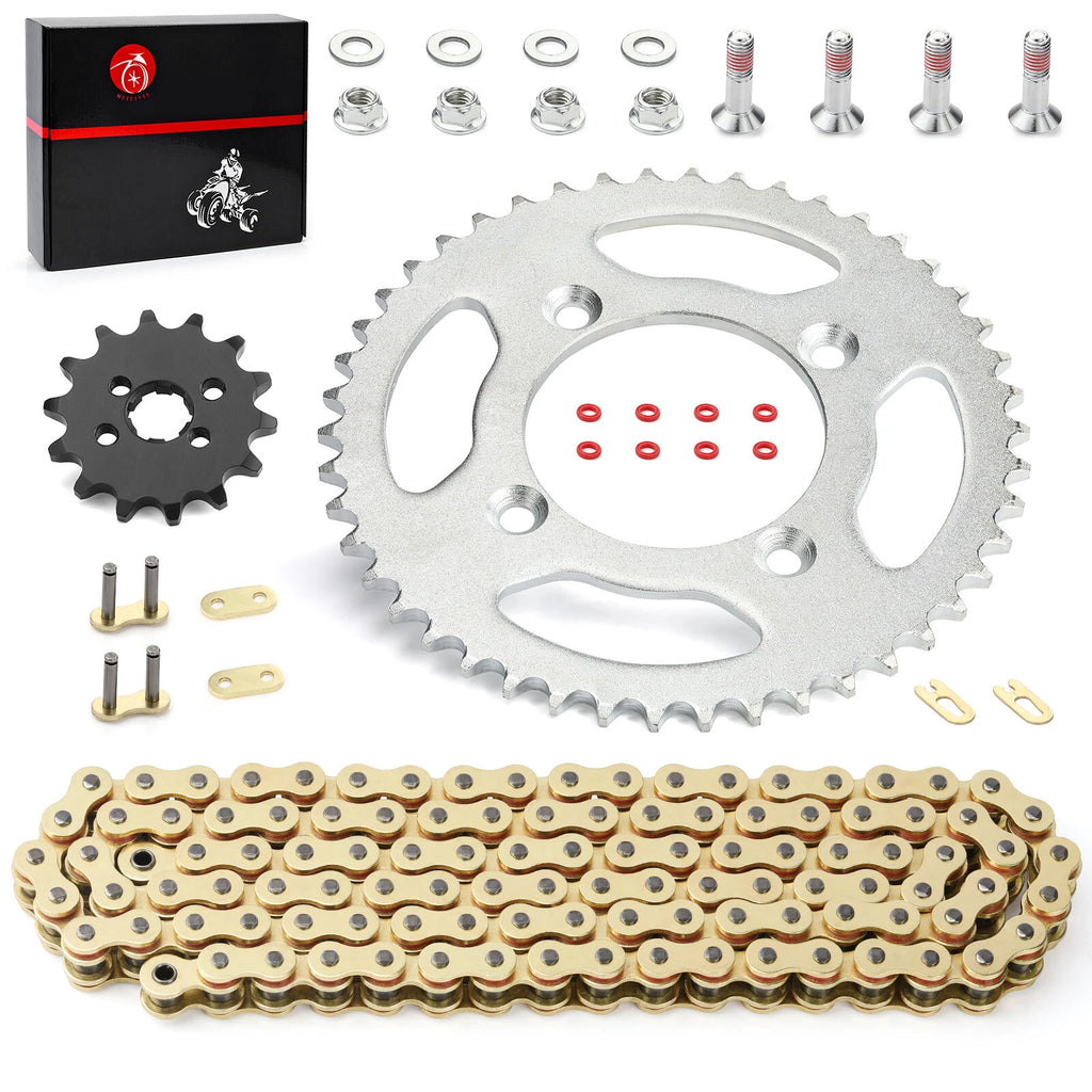 Drive Chain & Sprockets Kit for Honda XR80R (1985–2003) CRF80F (2004–2013) 420VM-X