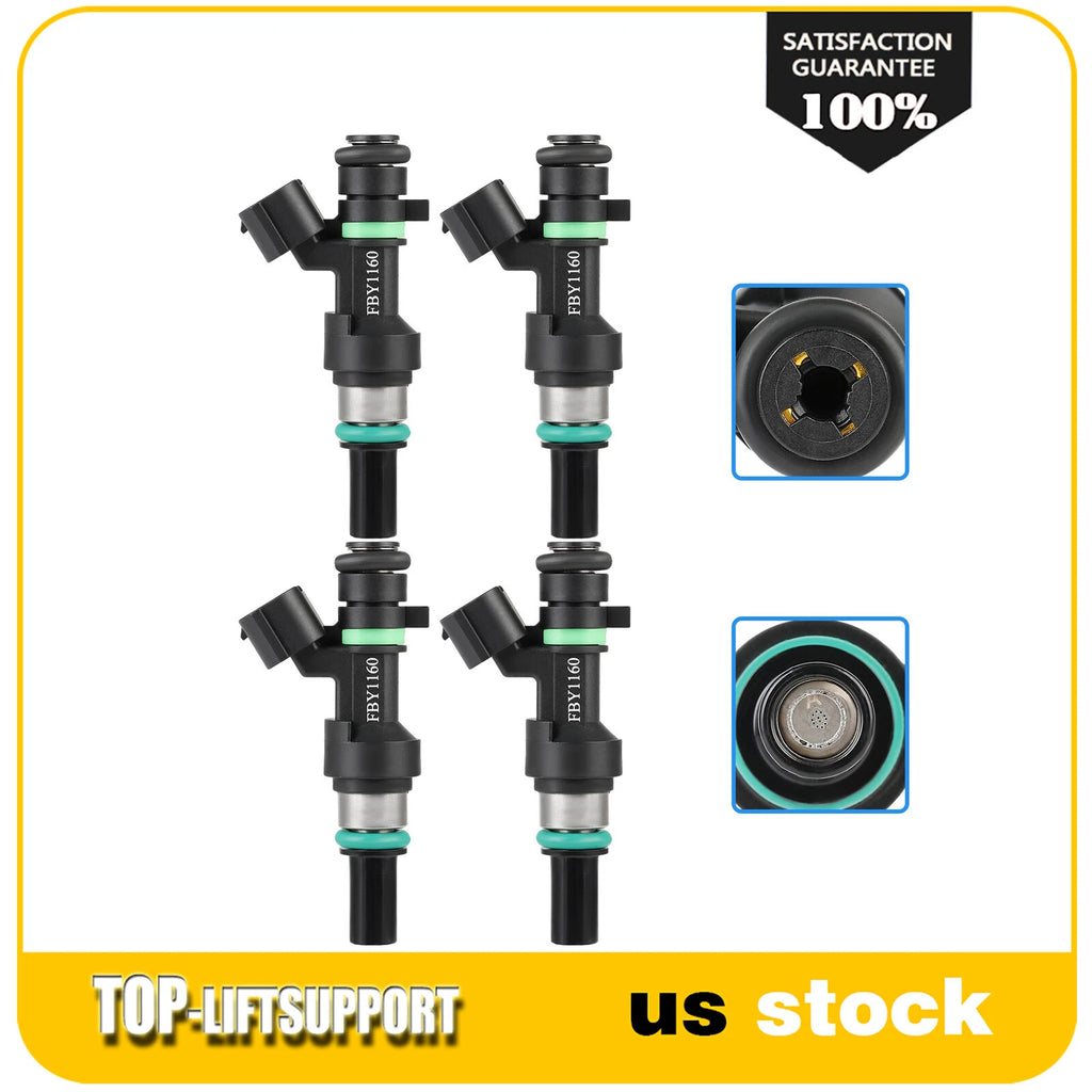 Set of 4 Fuel Injectors for Nissan Versa 1.6L (2009–2011)