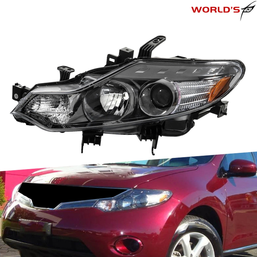 Halogen Headlight for Nissan Murano (2009–2014) Left Side