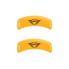 Set of 4 Caliper Covers Yellow MGP Logo for 1999–2005 Mazda Miata