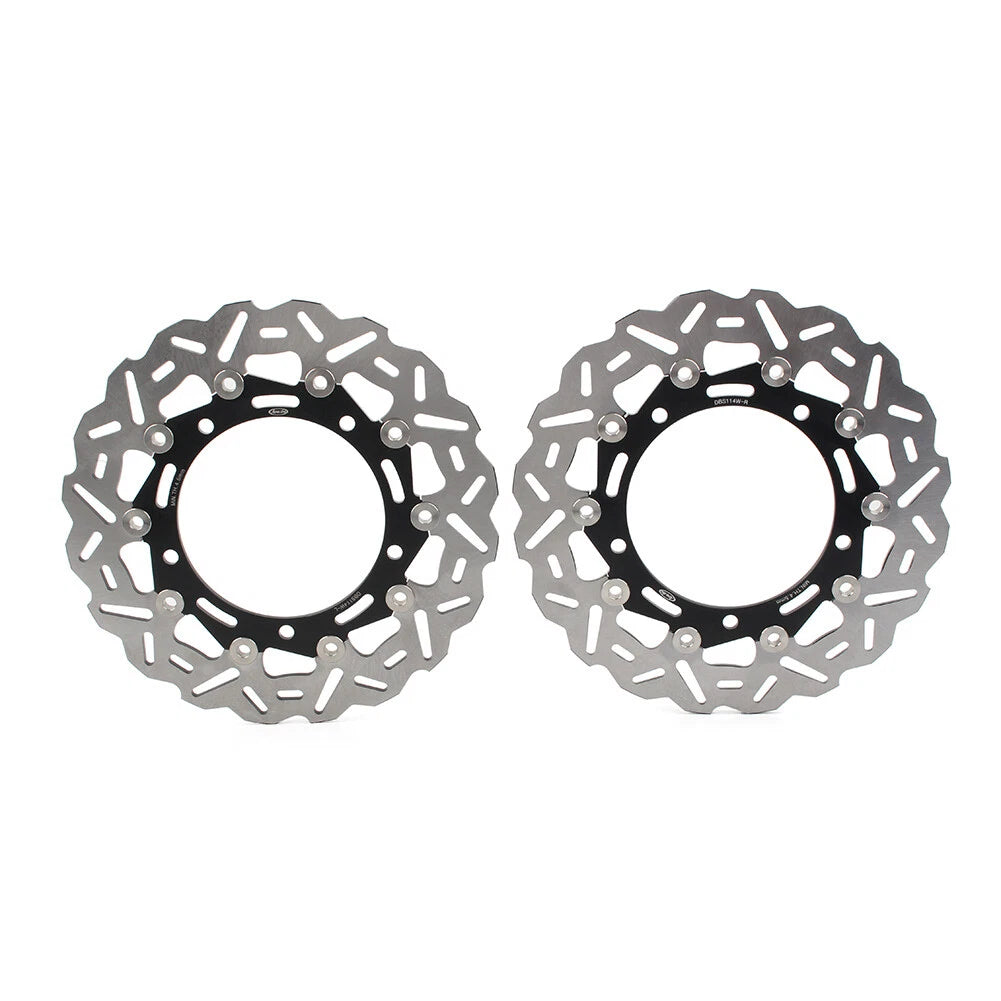 Pair Front Brake Discs Rotors for Kawasaki Ninja 650 Z650 Z900 RS (2017–2022)