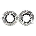 Pair Front Brake Discs Rotors for Kawasaki Ninja 650 Z650 Z900 RS (2017–2022)