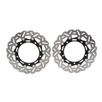 Pair Front Brake Discs Rotors for Kawasaki Ninja 650 Z650 Z900 RS (2017–2022)