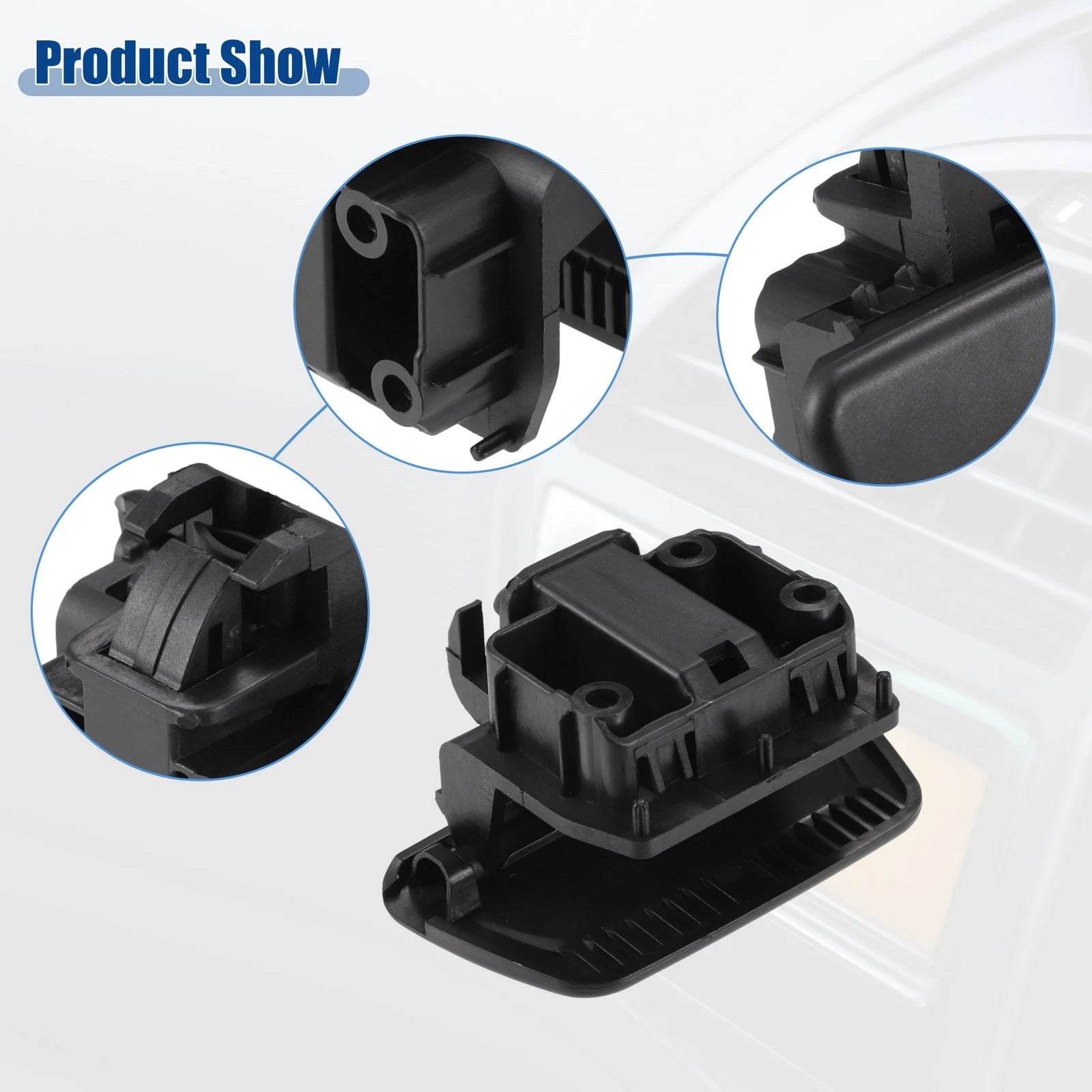 Glove Box Latch Handle for Ford Fiesta (2011–2019) - Black