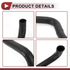 Radiator Coolant Hose for LEXUS LS400 4.0L (1990-1994) Rubber Black