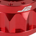 J2 2" 6-Bolt Anodized Aluminum Steering Wheel Hub Adapter for Nissan SUV